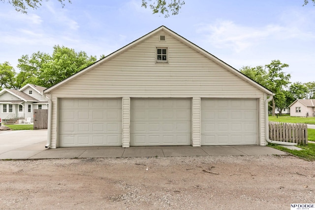1107 E 1st St, Fremont, NE 68025 - view of detached garage