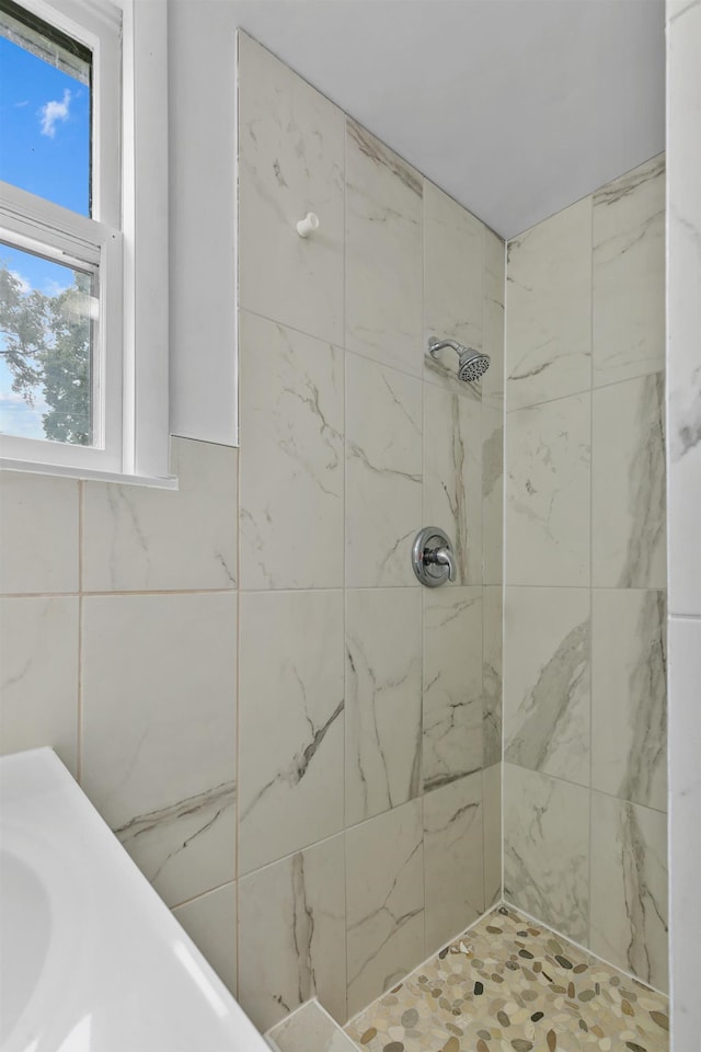 7922 Himebaugh Ave, Omaha, NE 68134 - bathroom featuring tiled shower