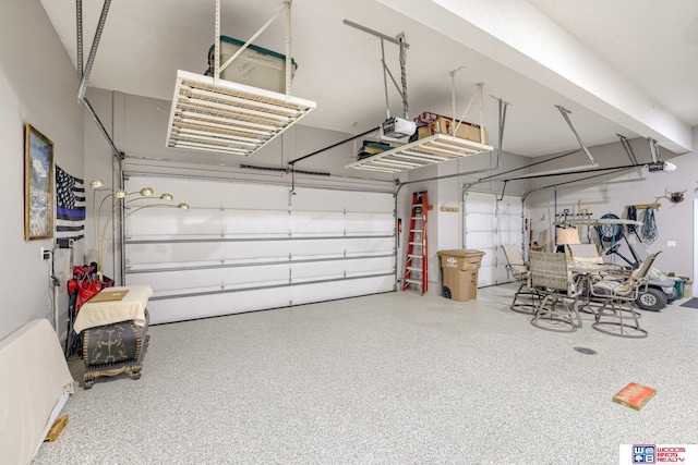 223 N Lakeview Way, Ashland, NE 68003 - garage featuring a garage door opener