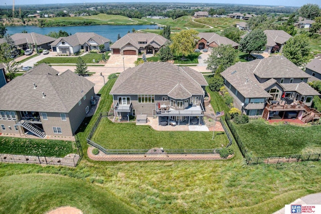 223 N Lakeview Way, Ashland, NE 68003 - aerial view of residential area with a nearby body of water