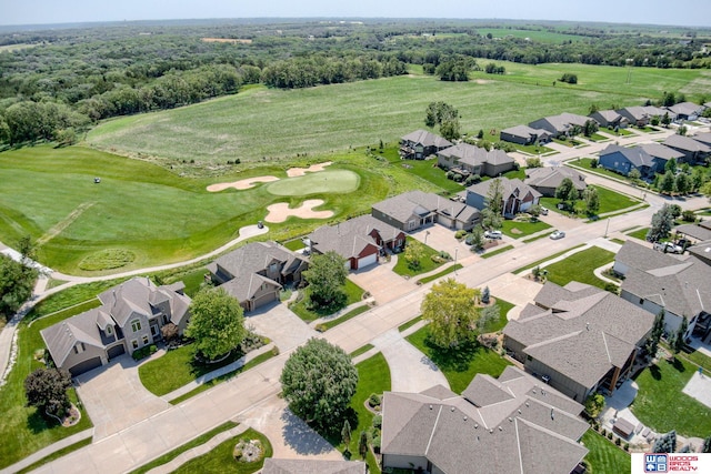 223 N Lakeview Way, Ashland, NE 68003 - aerial view of residential area with a golf course