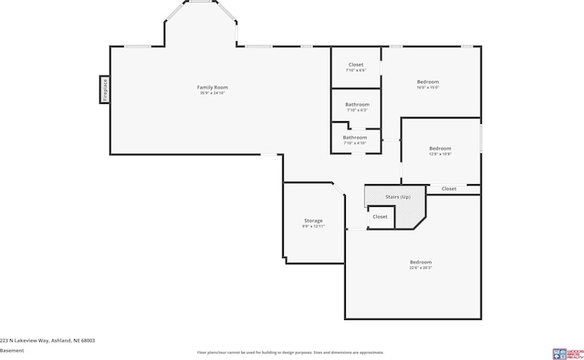 223 N Lakeview Way, Ashland, NE 68003 - view of home floor plan