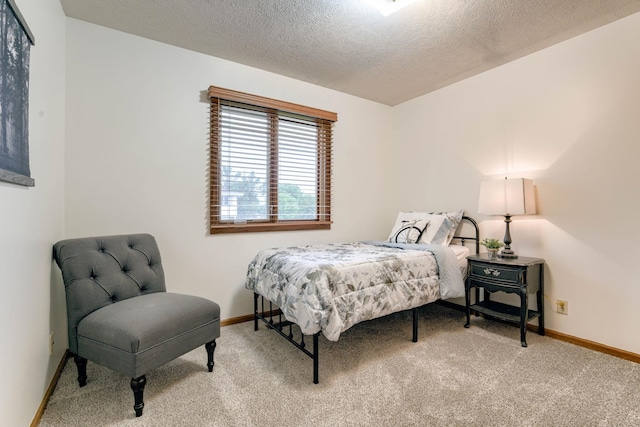 5001 W Sparrow Ln, Lincoln, NE 68528 - bedroom featuring carpet floors and a textured ceiling