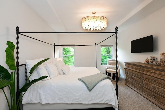 10818 S 109th St, Papillion, NE 68046 - bedroom featuring carpet floors and a chandelier