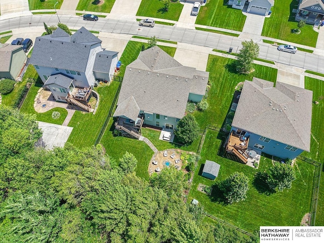 10818 S 109th St, Papillion, NE 68046 - aerial view of residential area