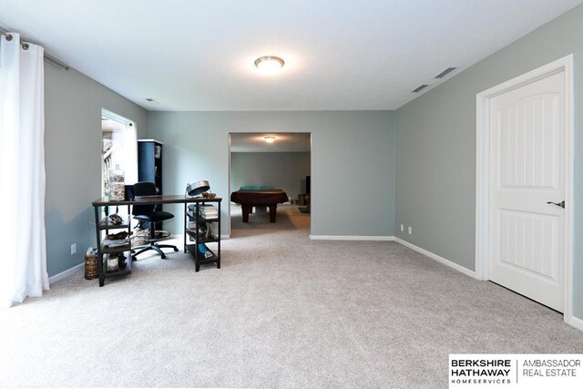 10818 S 109th St, Papillion, NE 68046 - carpeted office with baseboards