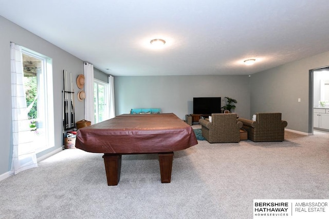 10818 S 109th St, Papillion, NE 68046 - playroom with carpet flooring and pool table