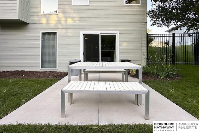 10818 S 109th St, Papillion, NE 68046 - view of patio / terrace with outdoor dining space