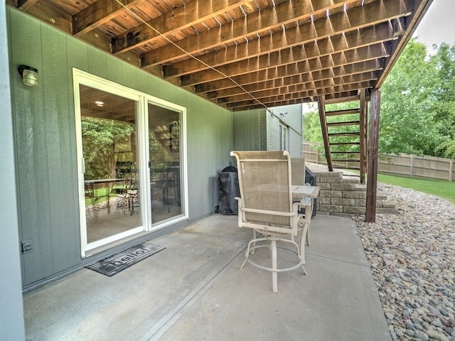 6015 S 163rd Cir, Omaha, NE 68135 - view of patio featuring stairs