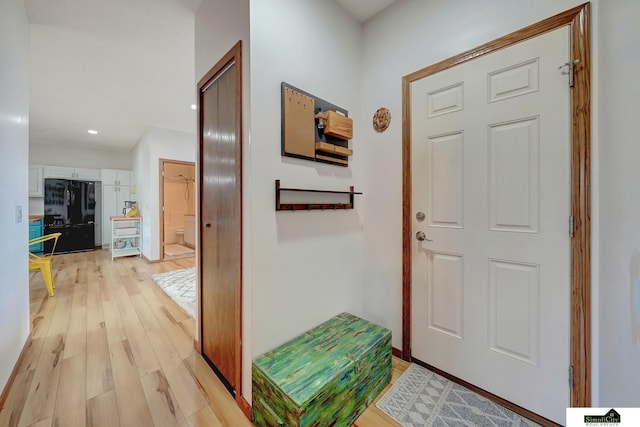 1015 Ridge Rd, Hickman, NE 68372 - hallway featuring light wood-style flooring and recessed lighting