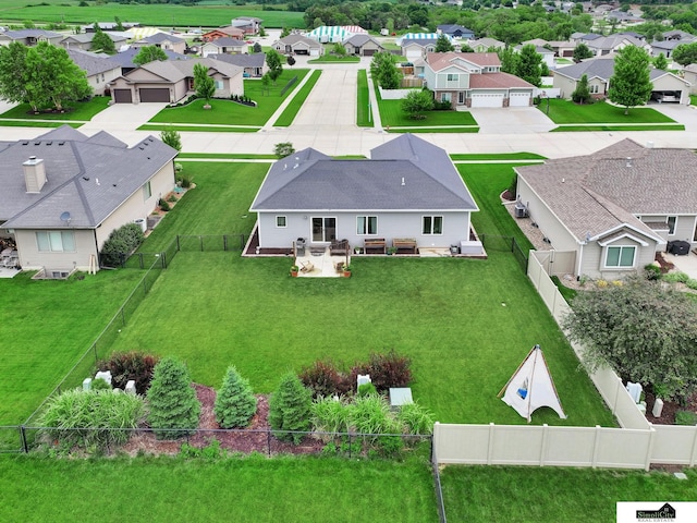 1015 Ridge Rd, Hickman, NE 68372 - aerial view of residential area