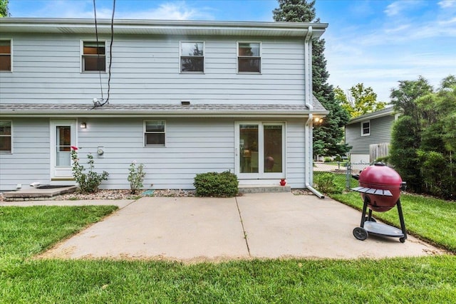12079 Westover Rd, Omaha, NE 68154 - back of property featuring a patio