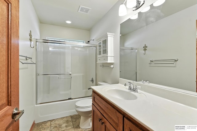 10505 S 179th St, Omaha, NE 68136 - bathroom featuring vanity and enclosed tub / shower combo