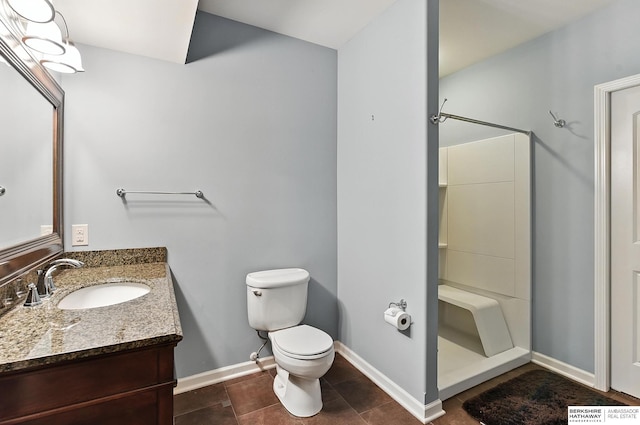 10505 S 179th St, Omaha, NE 68136 - full bathroom with a shower, vanity, and tile patterned flooring