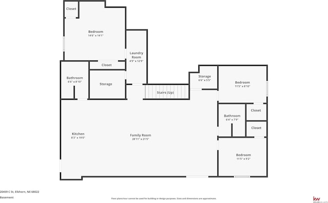 20459 C St, Omaha, NE 68022 - view of home floor plan