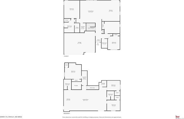 20459 C St, Omaha, NE 68022 - view of room layout
