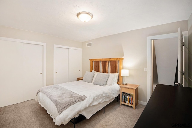 1913 Winnie Dr Unit 5, Bellevue, NE 68005 - bedroom featuring multiple closets and carpet flooring