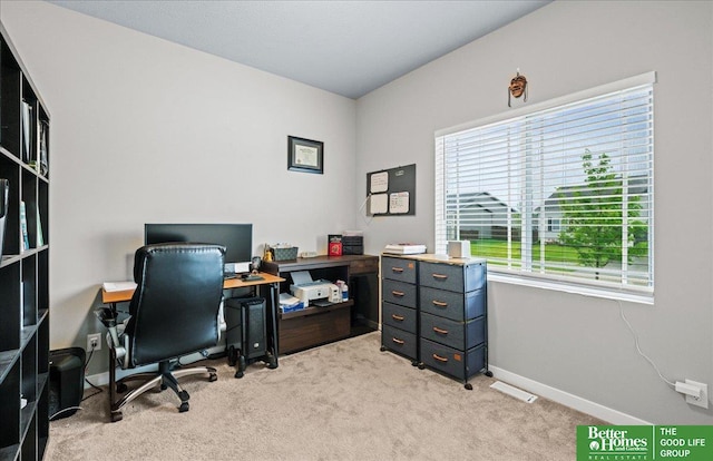 13512 S 55th St, Papillion, NE 68133 - office with light colored carpet and baseboards