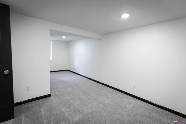 3018 S 42nd St, Lincoln, NE 68506 - spare room with carpet floors and recessed lighting