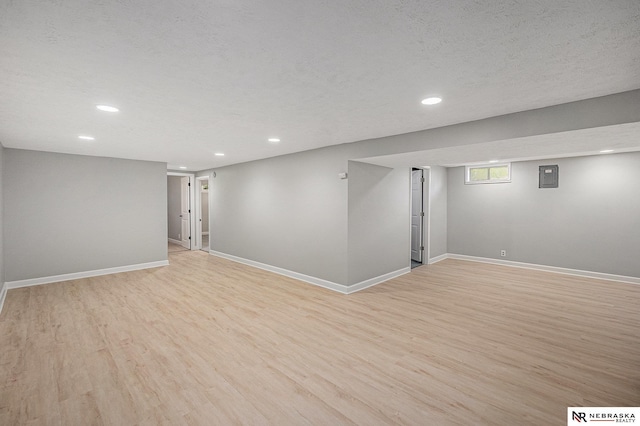 1409 Nelson Ln, Fremont, NE 68025 - basement with recessed lighting and light wood finished floors