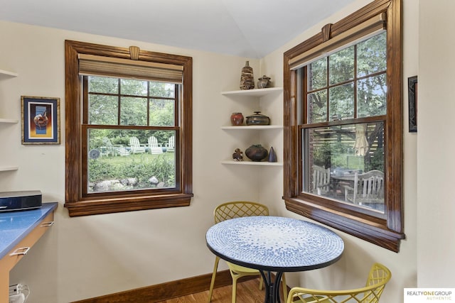 6024 Poppleton Ave, Omaha, NE 68106 - living area featuring healthy amount of natural light and wood finished floors