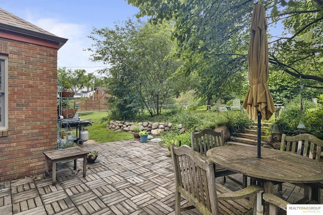 6024 Poppleton Ave, Omaha, NE 68106 - view of patio / terrace with outdoor dining area