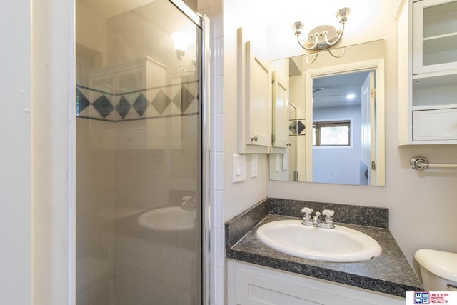 4211 S 36th St, Lincoln, NE 68506 - bathroom with vanity and a stall shower