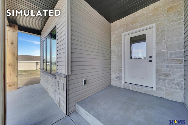 640 Eloise Ave, Lincoln, NE 68520 - entrance to property with stone siding