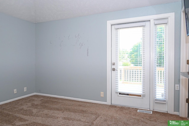 2412 Lewis And Clark Rd, Bellevue, NE 68123 - spare room featuring carpet floors and a textured ceiling