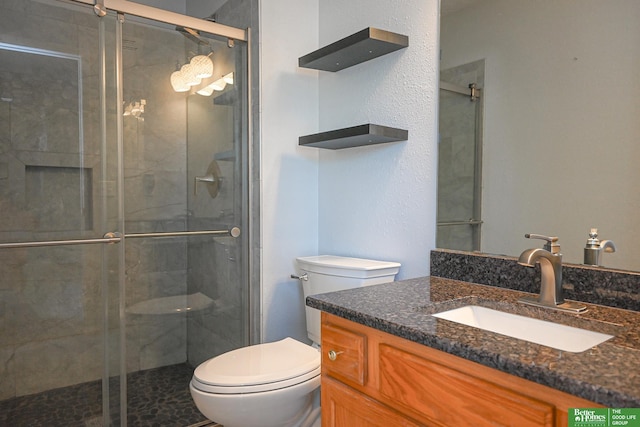 2412 Lewis And Clark Rd, Bellevue, NE 68123 - bathroom featuring vanity and a shower stall