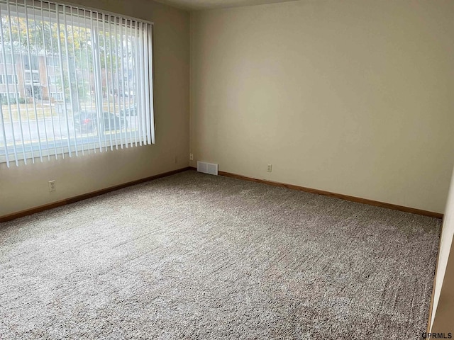 1321 D St, Lincoln, NE 68502 - carpeted empty room with baseboards