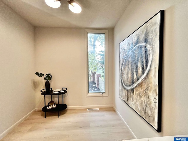 7101 S St Unit 1, Lincoln, NE 68506 - hallway with wood finished floors and baseboards