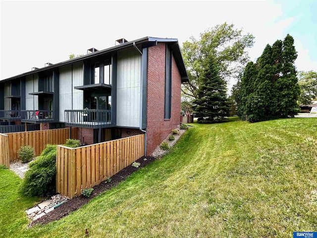 7101 S St Unit 1, Lincoln, NE 68506 - view of side of property featuring brick siding