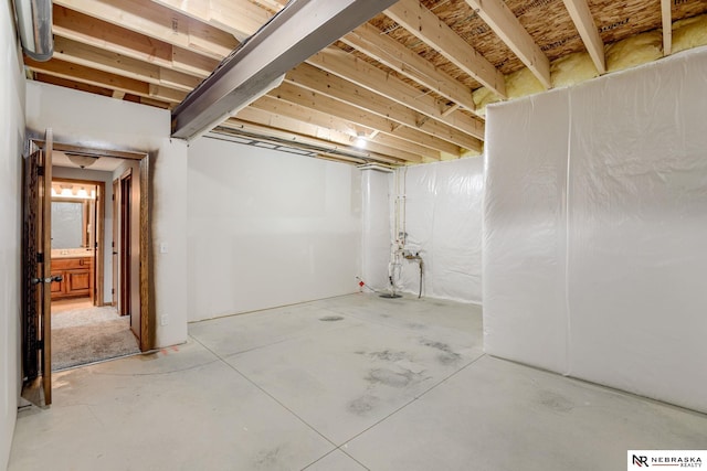 8023 S 193rd St, Gretna, NE 68028 - view of unfinished basement