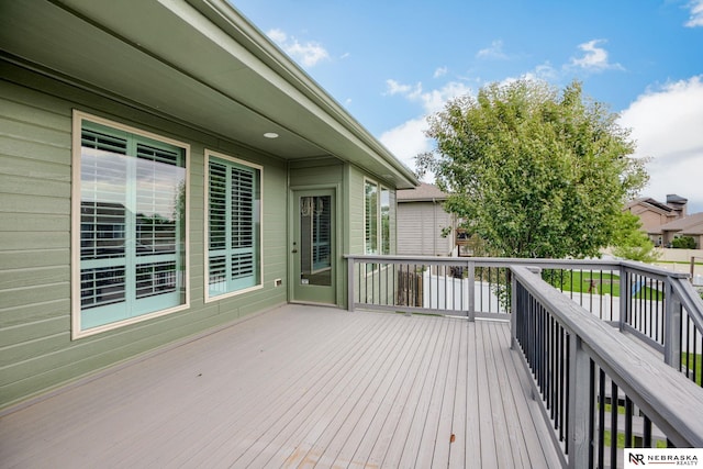 8023 S 193rd St, Gretna, NE 68028 - view of deck