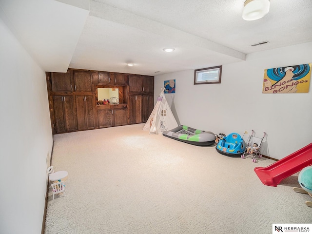 7533 Sherman St, Lincoln, NE 68506 - game room featuring carpet