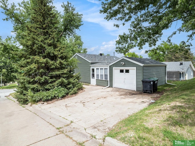 5075 Frances St, Omaha, NE 68106 - view of front of property with concrete driveway
