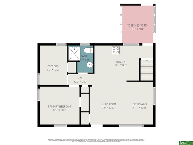 5075 Frances St, Omaha, NE 68106 - view of floor plan / room layout