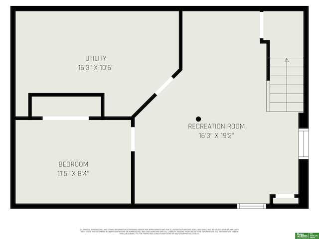 5075 Frances St, Omaha, NE 68106 - view of home floor plan