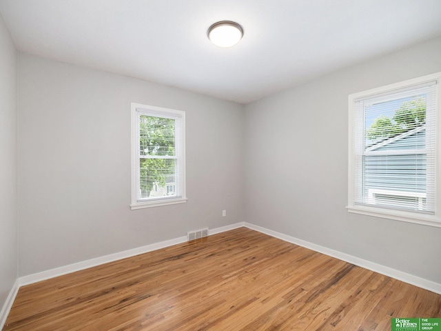 5075 Frances St, Omaha, NE 68106 - spare room featuring light wood-style floors and baseboards