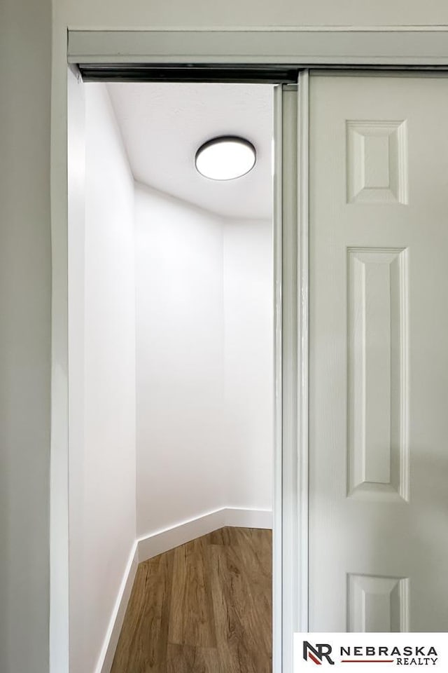 1113 S 94th St, Omaha, NE 68124 - detailed view of wood finished floors and baseboards