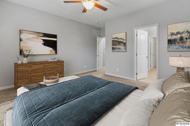 20709 Larimore Ave, Elkhorn, NE 68022 - bedroom featuring carpet floors and ceiling fan