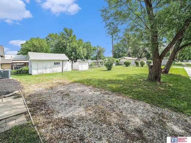 4308 N 70th St, Lincoln, NE 68507 - view of yard with an outdoor structure
