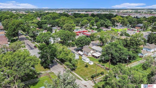 4308 N 70th St, Lincoln, NE 68507 - bird's eye view of a tree filled landscape