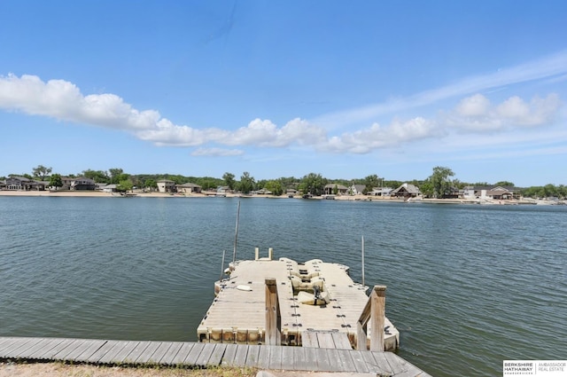 2618 Platte River Dr, Bellevue, NE 68123 - dock area featuring a water view