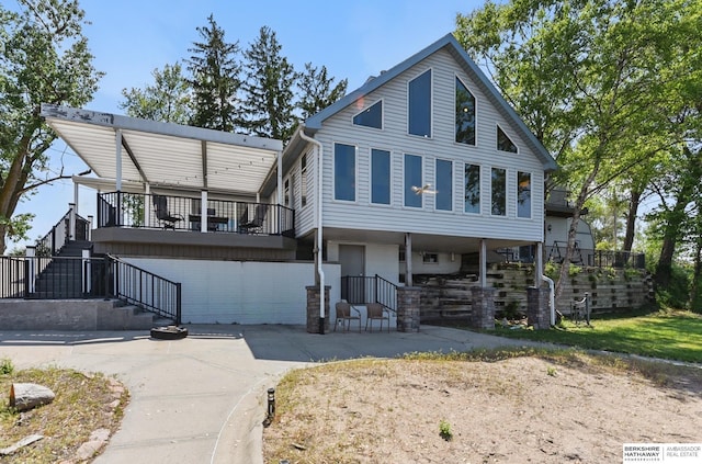 2618 Platte River Dr, Bellevue, NE 68123 - view of front of property featuring stairs