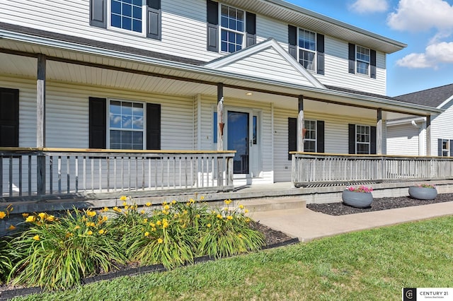 4806 Steavenson Loop, Blair, NE 68008 - doorway to property featuring covered porch