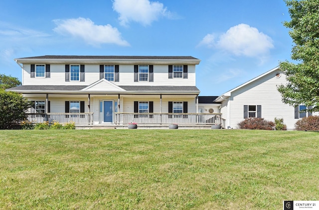 4806 Steavenson Loop, Blair, NE 68008 - view of front of home featuring a front yard and covered porch