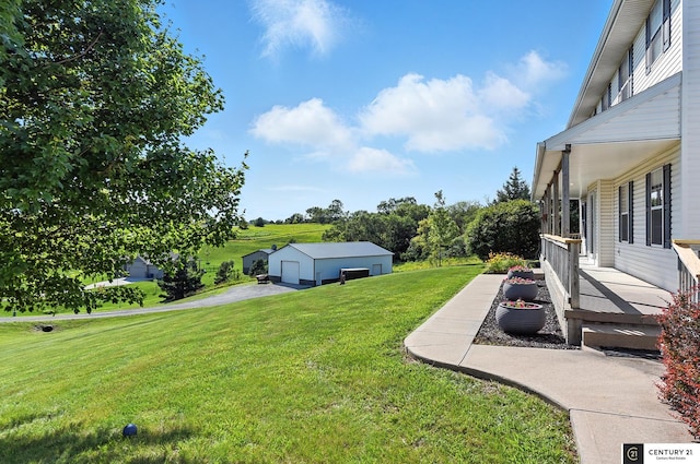 4806 Steavenson Loop, Blair, NE 68008 - view of green lawn with an outbuilding