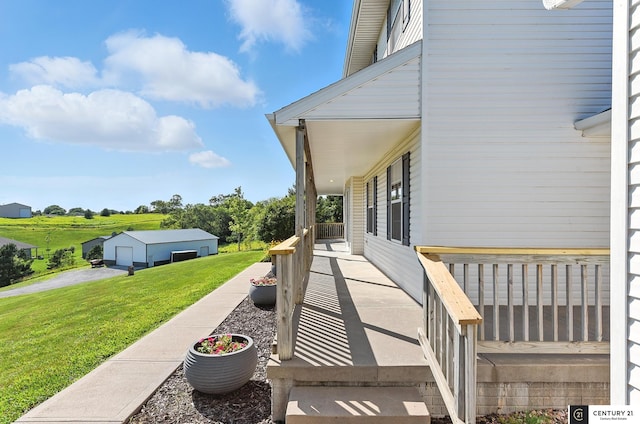 4806 Steavenson Loop, Blair, NE 68008 - porch featuring a yard